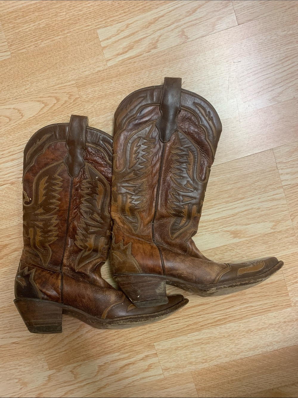 Corral Classic Brown Leather Western Cowboy Boots
